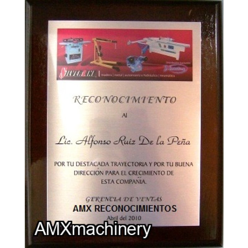 PLACA CHAPA - SUBLIMADA